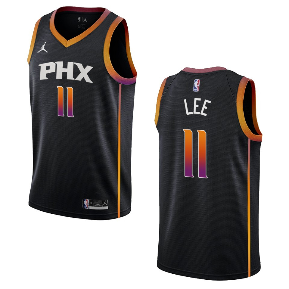 Phoenix Suns Damion Lee 2022-23 Statement Edition Black Swingman Jersey