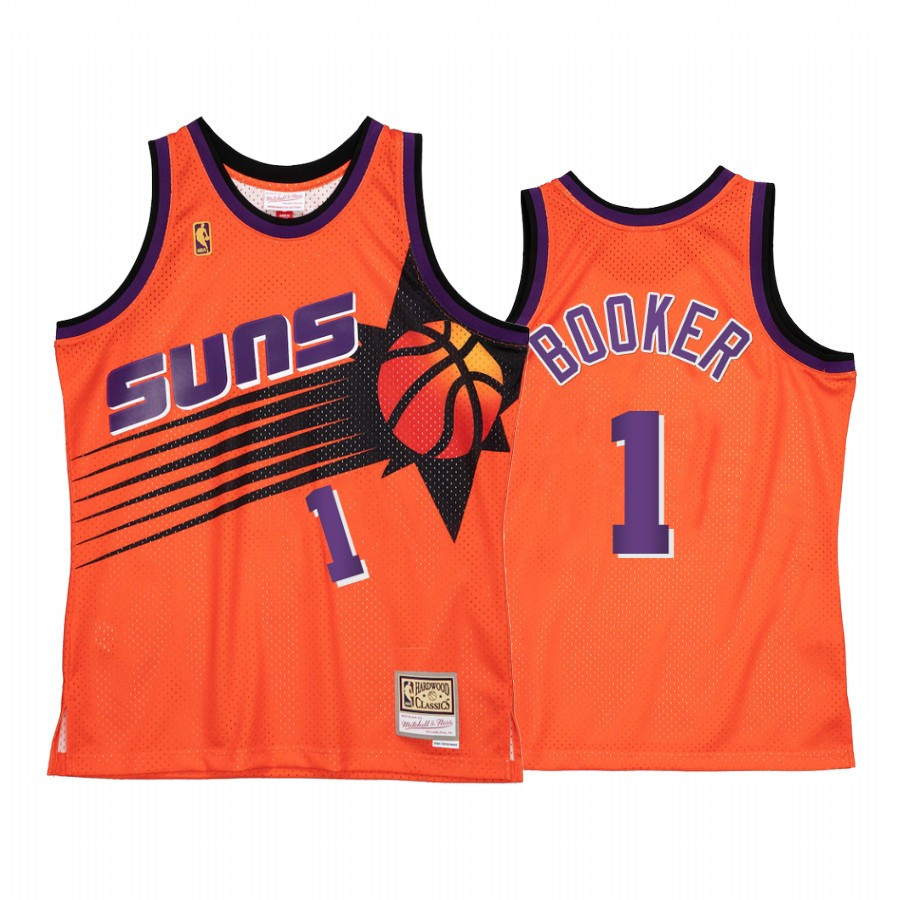 Phoenix Suns Devin Booker 1 Orange Reload 2.0 Jersey - JS689 