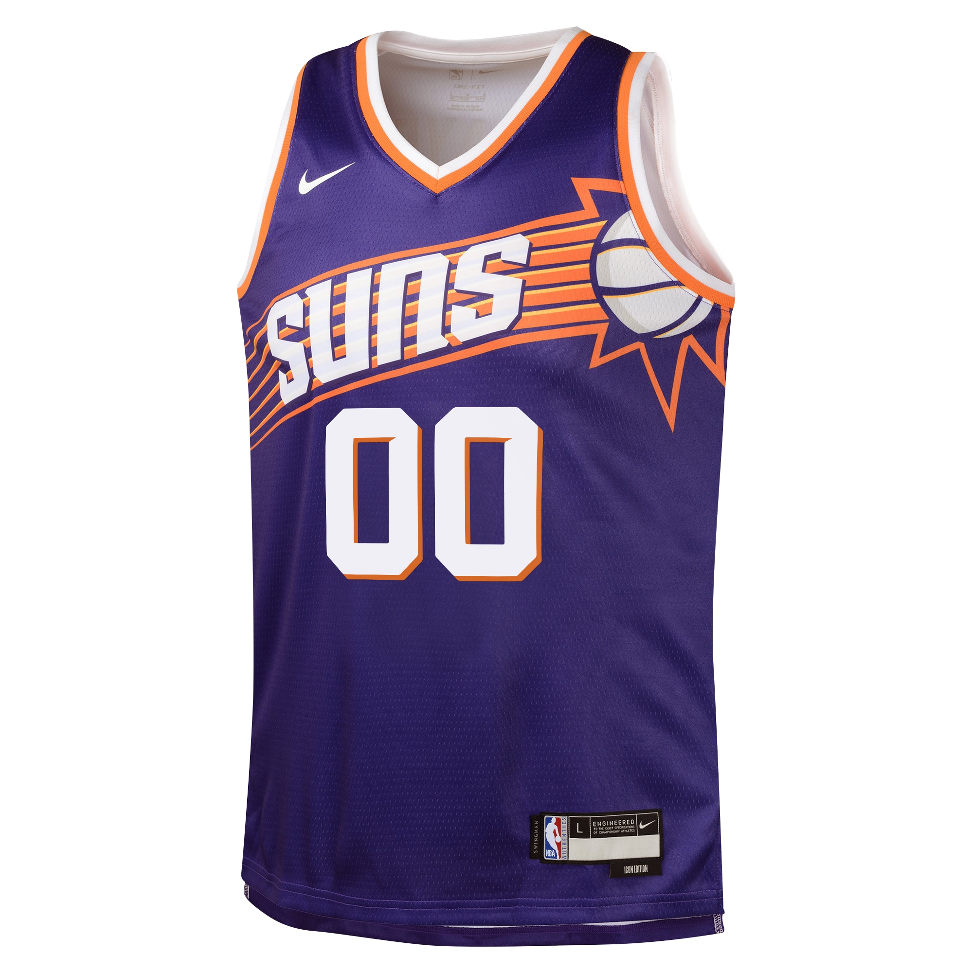 Alternative view of Phoenix Suns Icon Swingman Jersey - Custom - Youth - JS915 