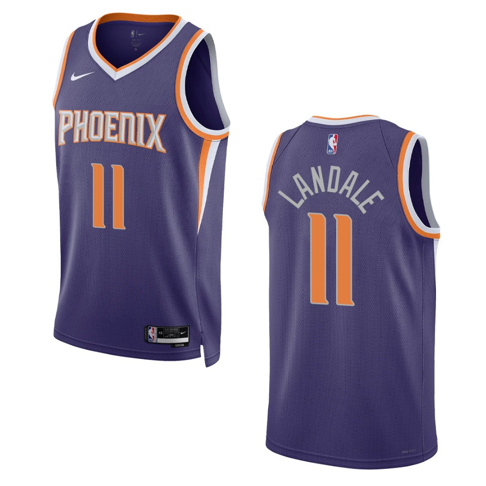 Phoenix Suns Jock Landale 2022-23 Icon Edition Purple Swingman Jersey