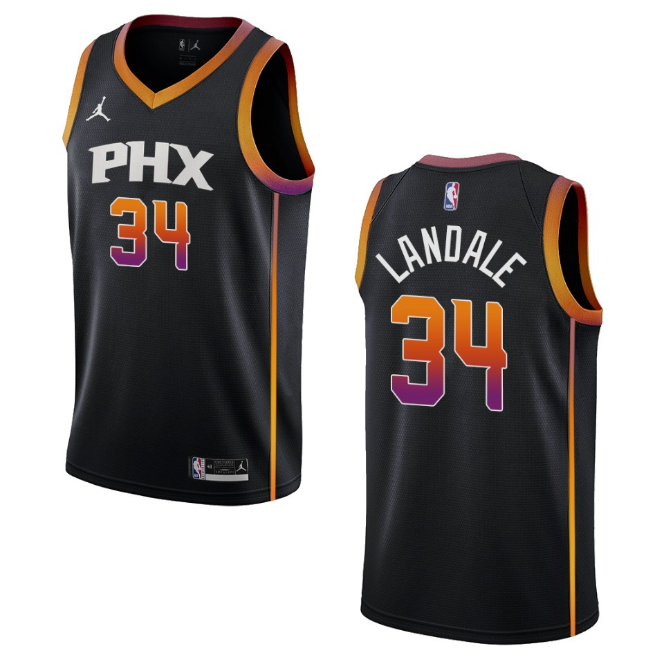 Phoenix Suns Jock Landale 2022-23 Statement Edition Black Swingman Jersey