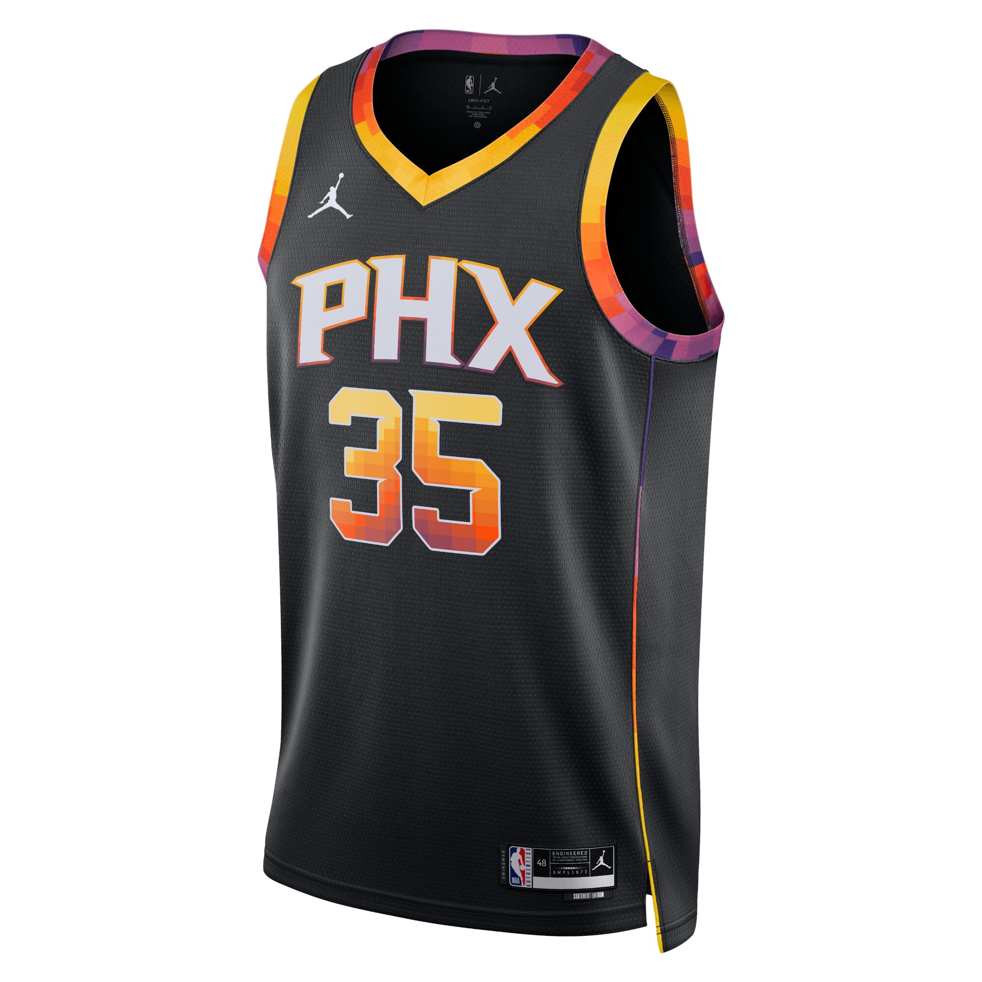 Phoenix Suns Jordan Statement Edition Swingman Jersey - Black - Kevin Durant - Unisex - JS465 
