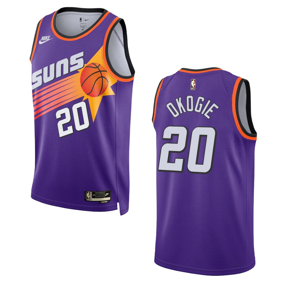 Phoenix Suns Josh Okogie Purple Swingman 2022-23 Classic Edition Jersey