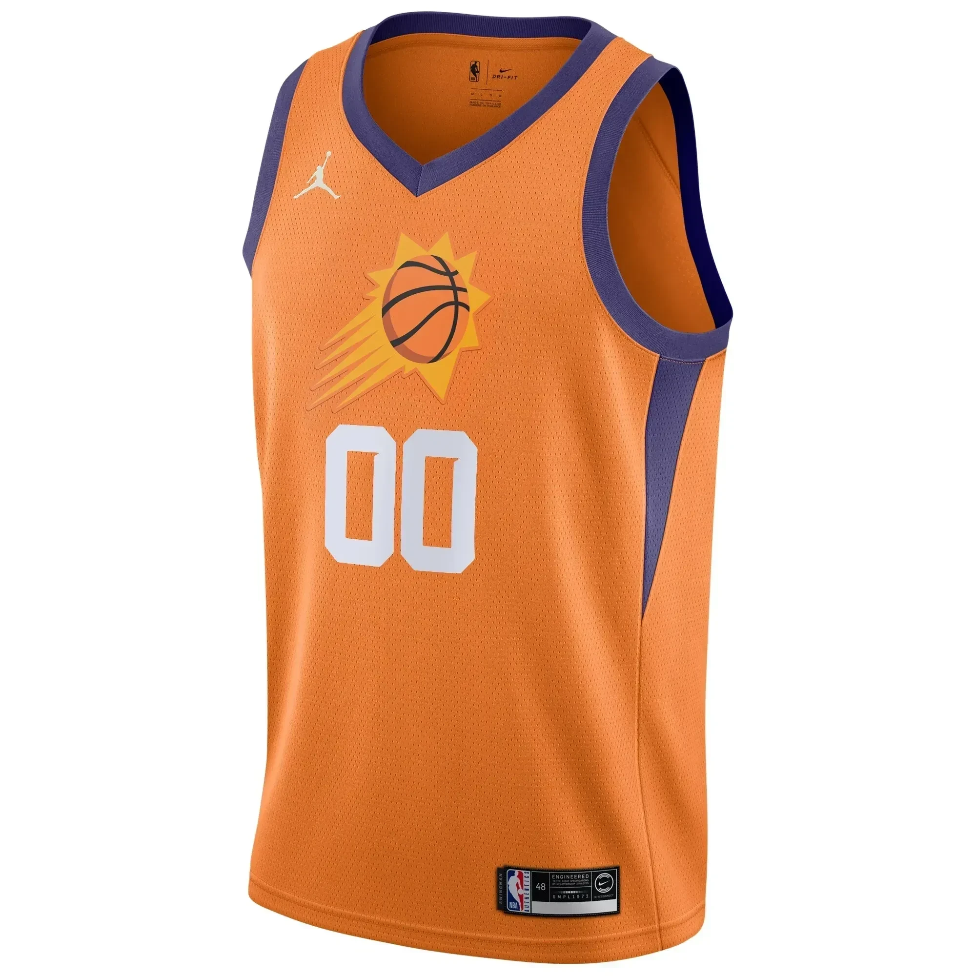 Phoenix Suns Swingman Custom Jersey - Statement Edition - Orange - JS327 