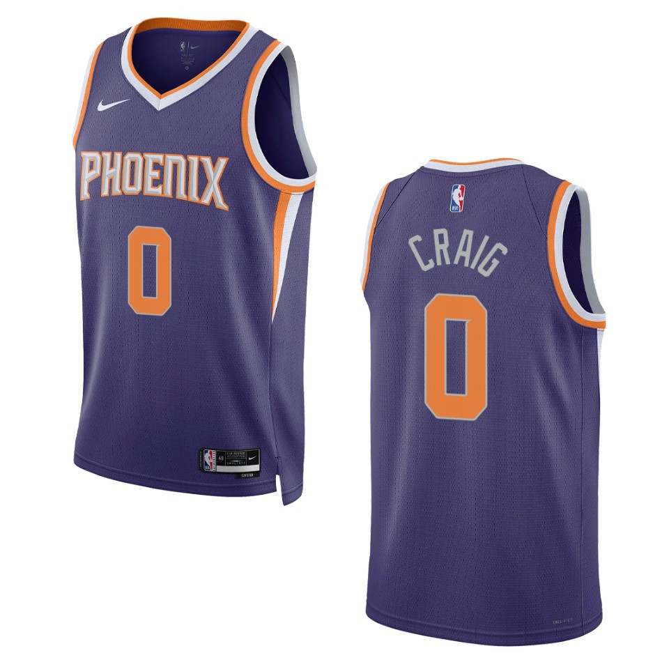 Phoenix Suns Torrey Craig 2022-23 Icon Edition Purple Swingman Jersey