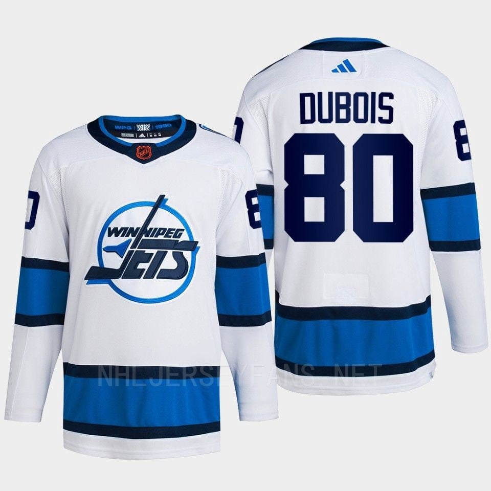Pierre-Luc Dubois 80 Reverse Retro 2.0 2022 Winnipeg Jets White Jersey Primegreen - JS612 
