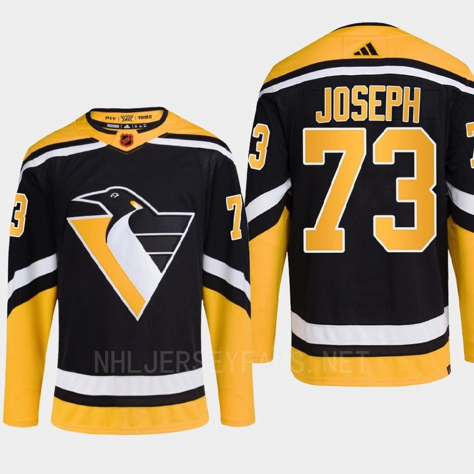 Pittsburgh Penguins 2022 Reverse Retro 2.0 Pierre-Olivier Joseph 73 Black Primegreen Jersey Men's - JS299 