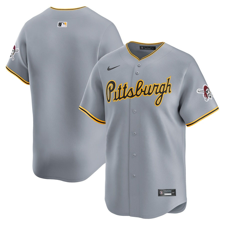 Pittsburgh Pirates Away Limited Men Jersey - Gray 