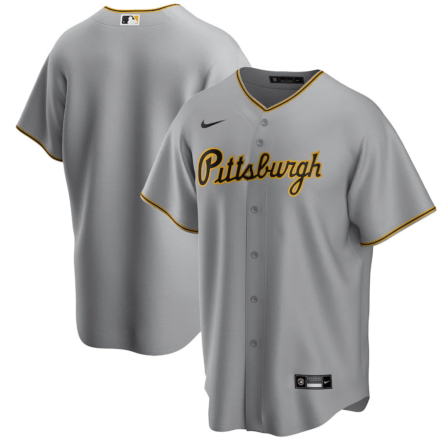 Pittsburgh Pirates Away Men Jersey - Gray 