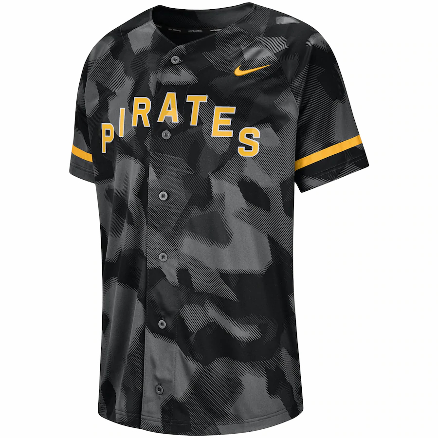 Alternative view of Pittsburgh Pirates Camo Jersey - Black