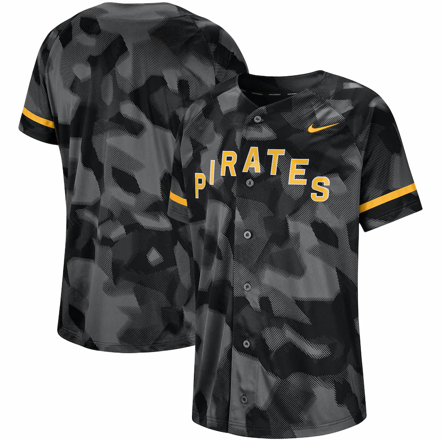 Pittsburgh Pirates Camo Jersey - Black
