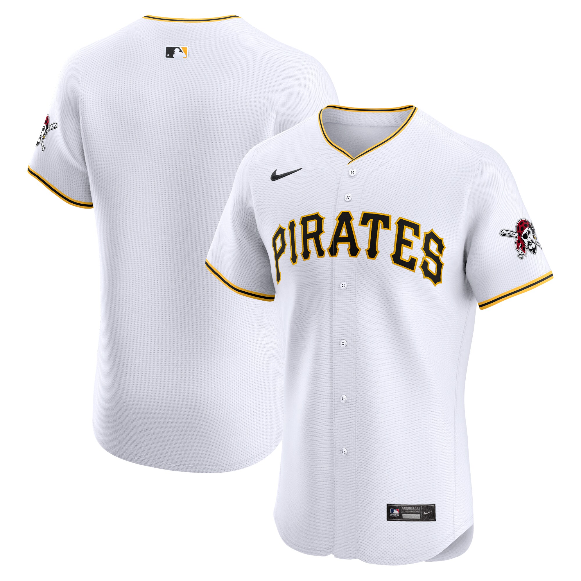 Pittsburgh Pirates Home Elite Jersey - White