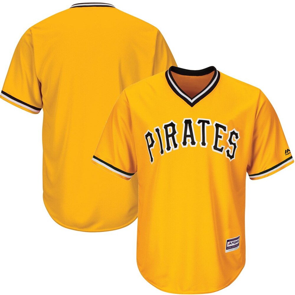 Pittsburgh Pirates Majestic Alternate Flex Base Jersey Ãƒâ€šÃ¢â‚¬â€œ Gold