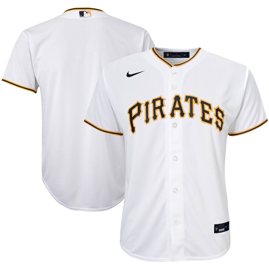 Pittsburgh Pirates Youth Home 2020 Replica Team Jersey - White