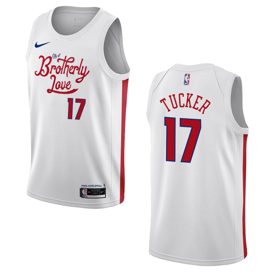 P.j. Tucker City Edition Philadelphia 76ers 2022-23 White Swingman Jersey