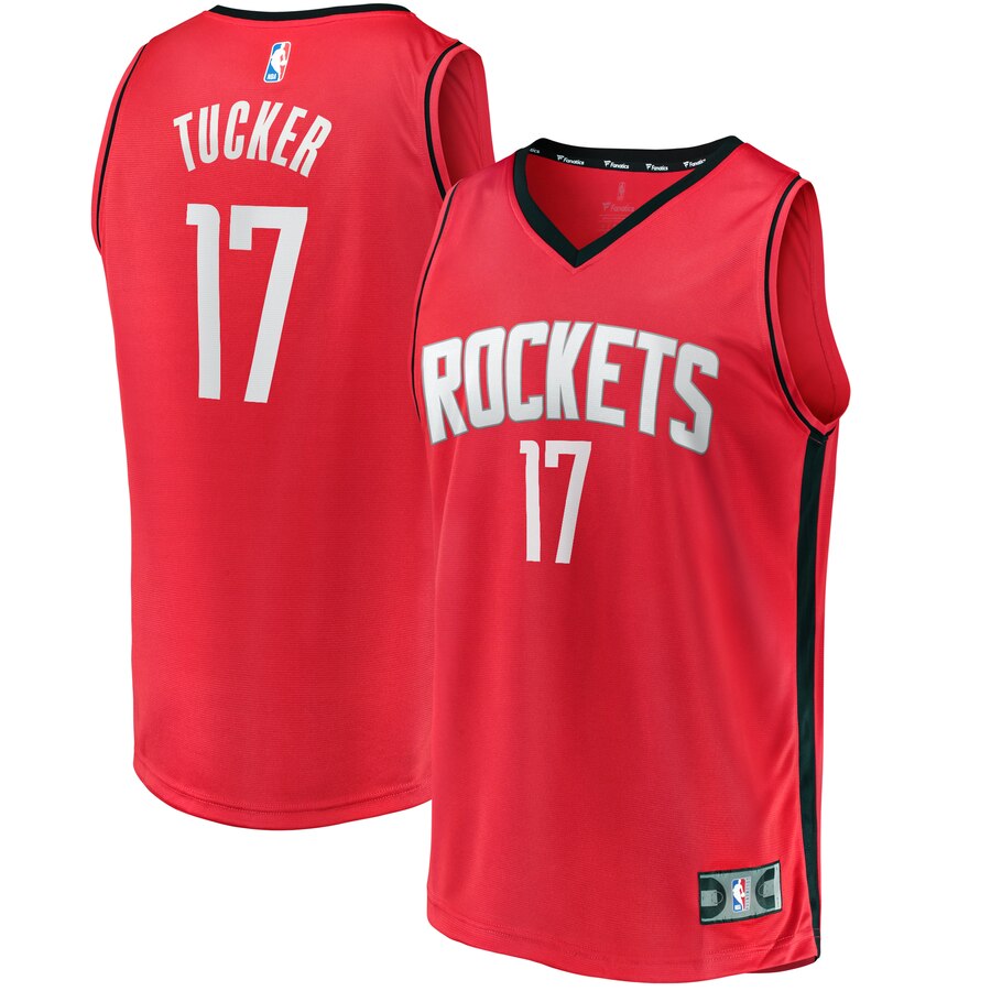 Pj Tucker Houston Rockets Fanatics Branded Fast Break Player Replica Jersey - Icon Edition - Red