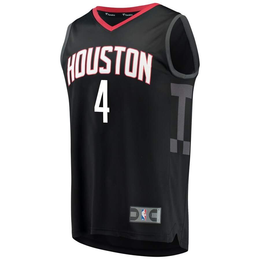 Alternative view of Pj Tucker Houston Rockets Fanatics Branded Fast Break Replica Player Jersey Black - Statement Edition