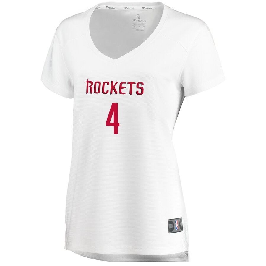 Alternative view of Pj Tucker Houston Rockets Fanatics Branded Women's Fast Break Player Jersey White - Association Edition