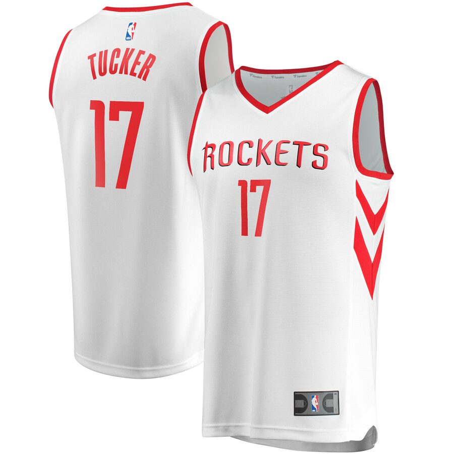 Pj Tucker Houston Rockets Fanatics Branded Youth Fast Break Replica Player Jersey - Association Edition - White