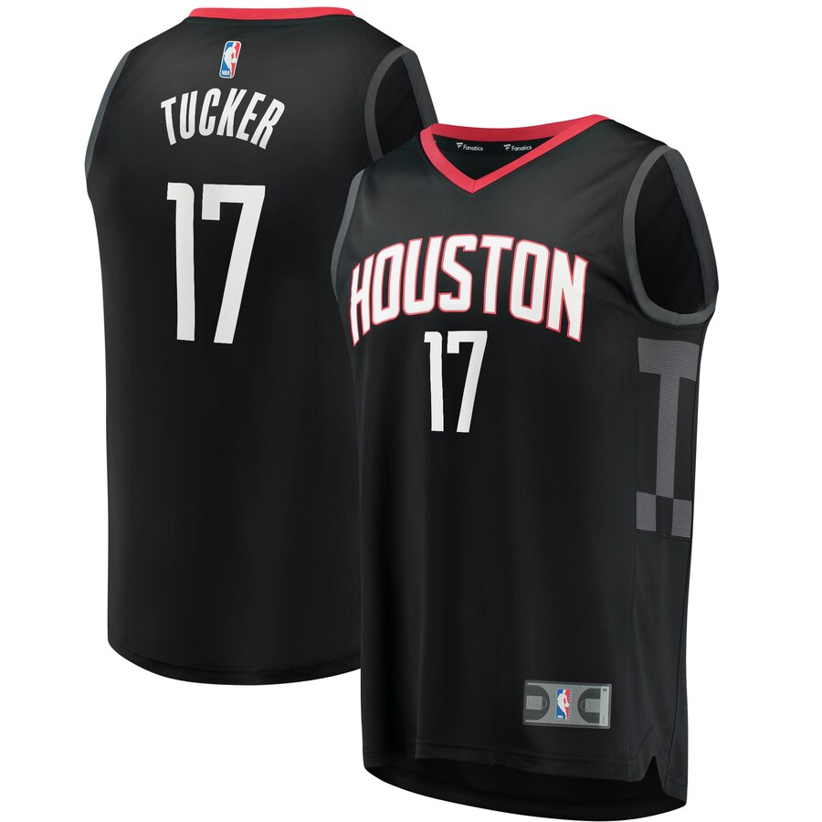 Pj Tucker Houston Rockets Fanatics Branded Youth Fast Break Replica Player Jersey - Statement Edition - Black