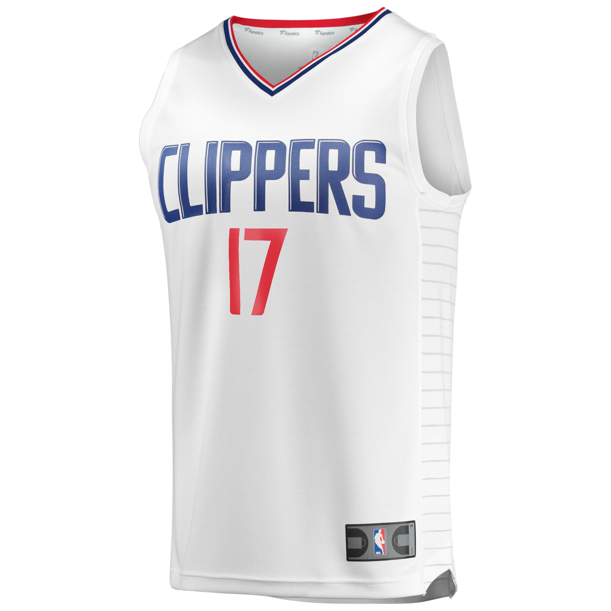 Alternative view of Pj Tucker La Clippers Fanatics Fast Break Player Jersey - Association Edition - White