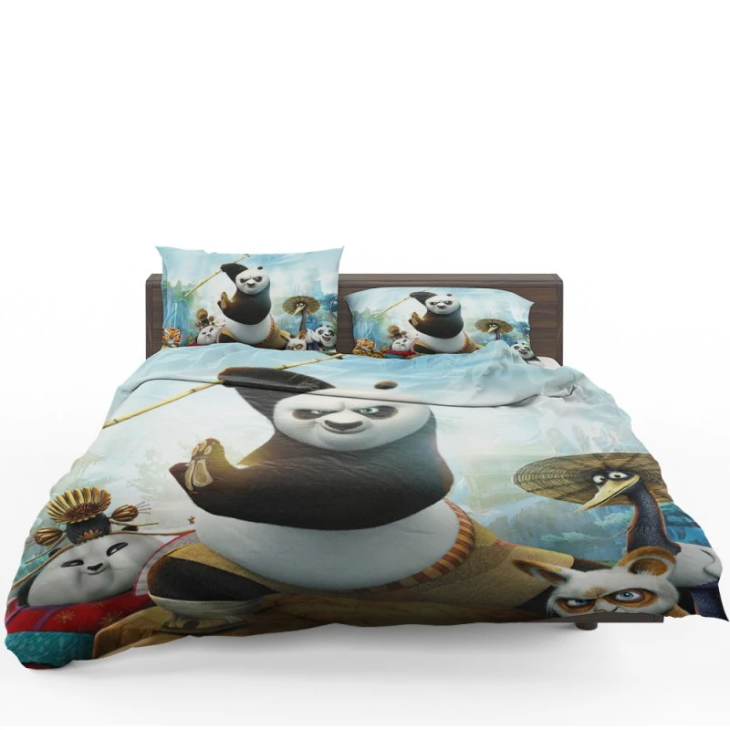 Po In Kung Fu Panda 3 Movie Bedding Set - Custom Bedding Set