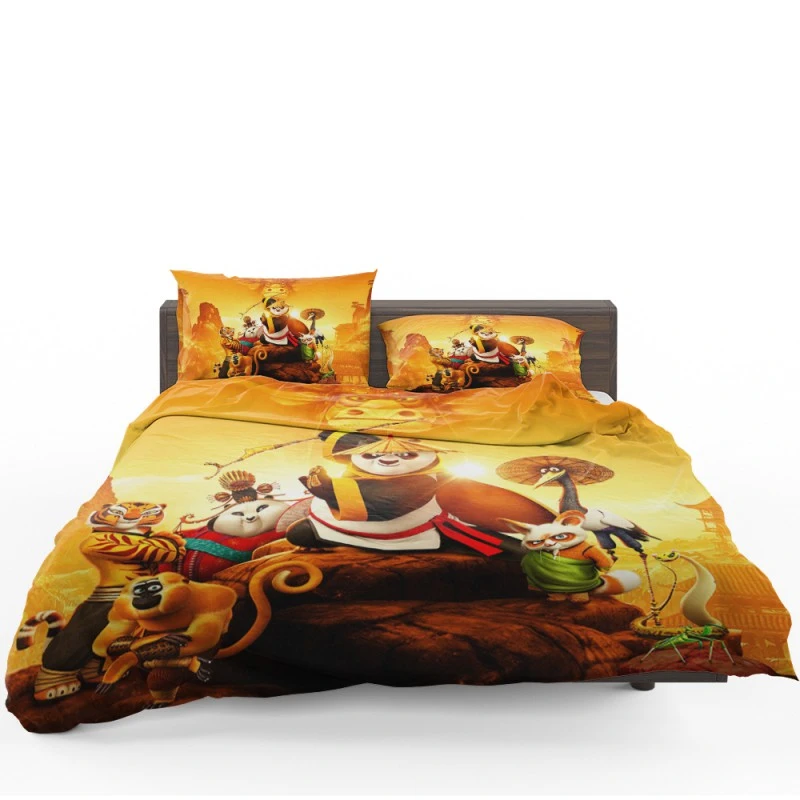 Po In Kung Fu Panda 3 Movie Kids Comedy Bedding Set - Custom Bedding Set
