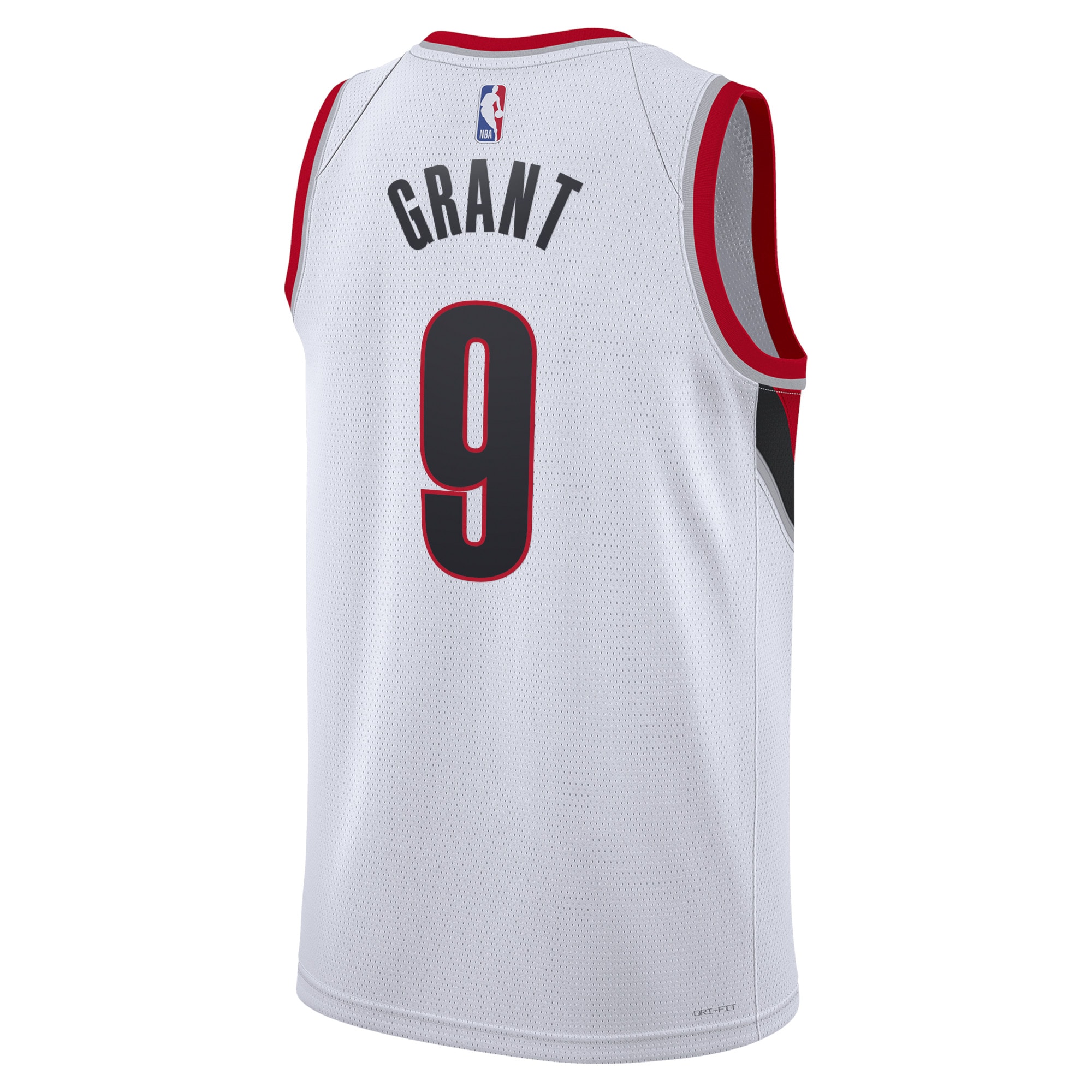 Alternative view of Portland Trail Blazers Association Edition Swingman Jersey - White - Jerami Grant - Unisex - JS842 