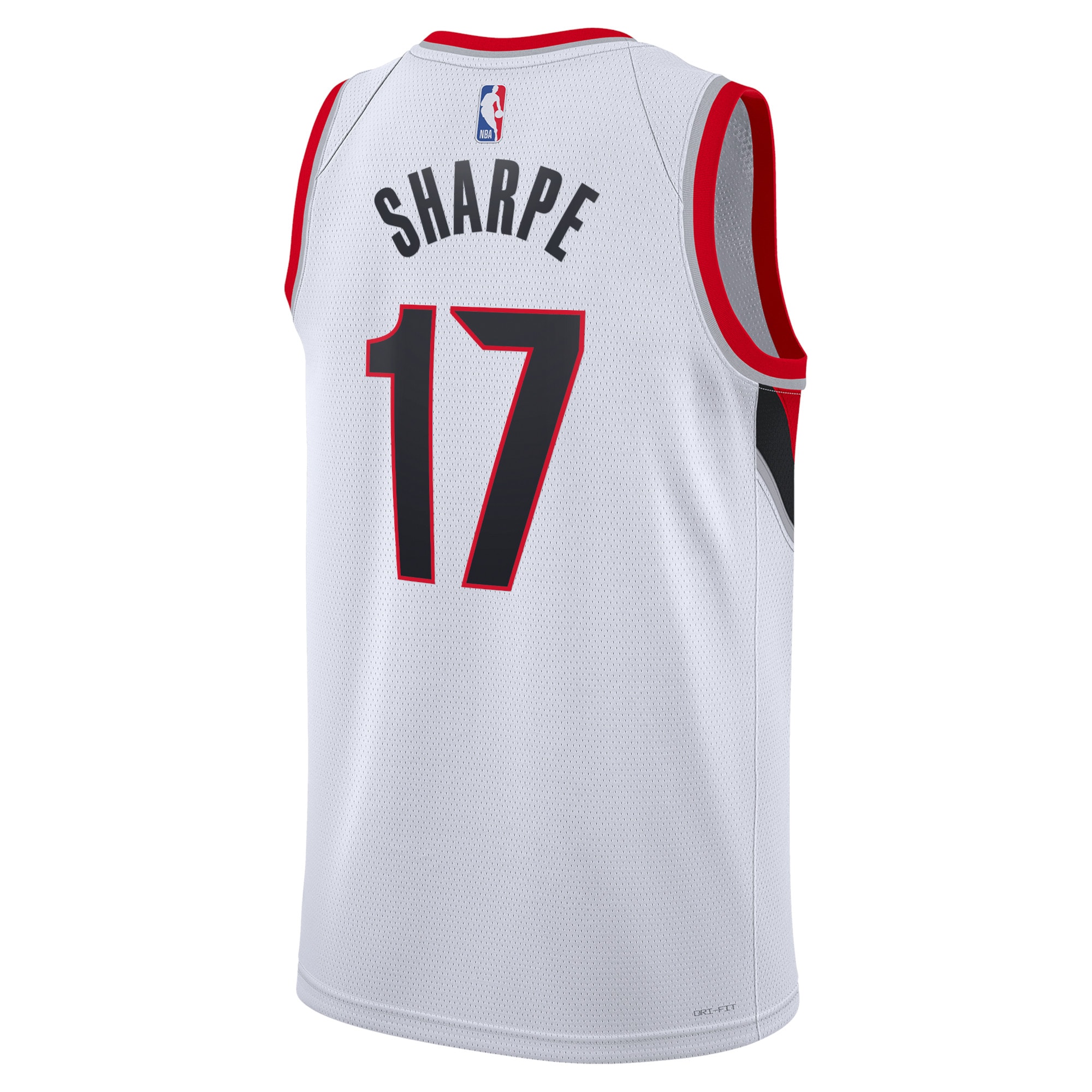 Alternative view of Portland Trail Blazers Association Edition Swingman Jersey - White - Shaedon Sharpe - Unisex - JS386 