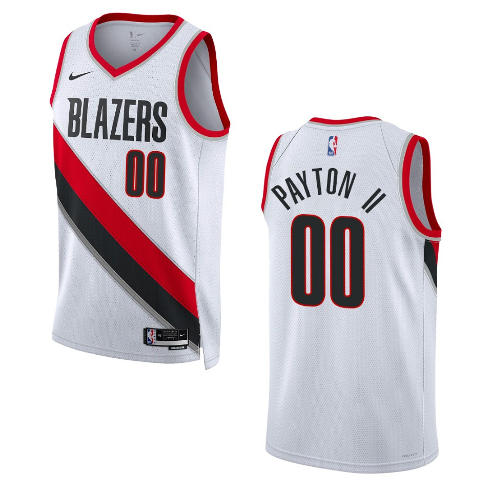 Portland Trail Blazers Gary Payton Ii 2022-23 Association Edition White Swingman Jersey