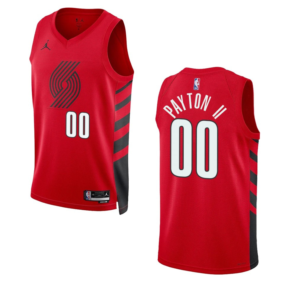 Portland Trail Blazers Gary Payton Ii 2022-23 Statement Edition Red Jersey Swingman