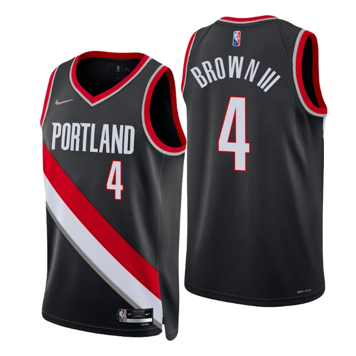 Portland Trail Blazers Greg Brown Iii 75th Anniversary Jersey