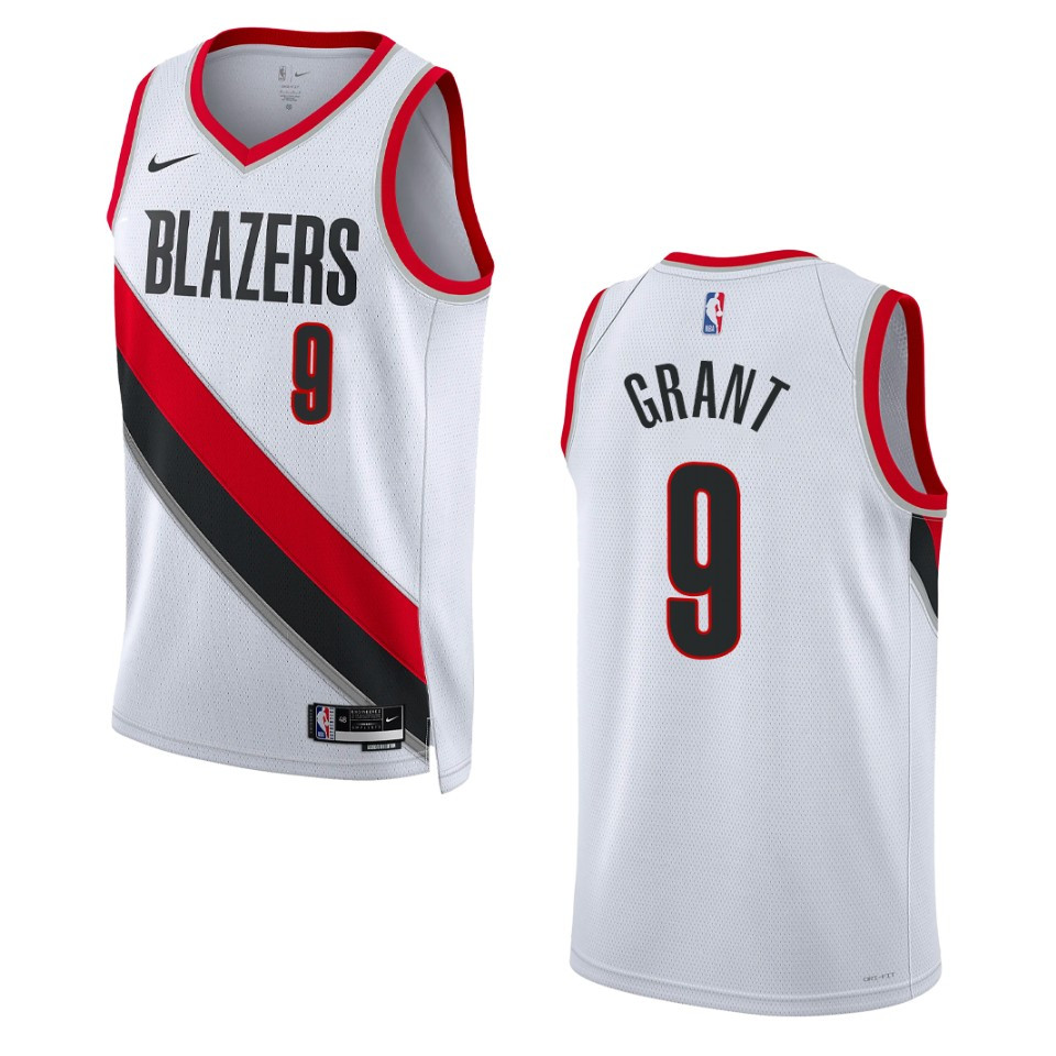 Portland Trail Blazers Jerami Grant 2022-23 Association Edition White Swingman Jersey