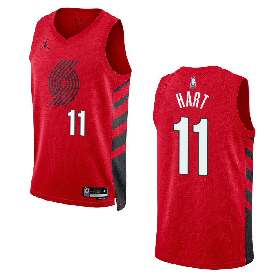 Portland Trail Blazers Josh Hart 2022-23 Statement Edition Red Jersey Swingman