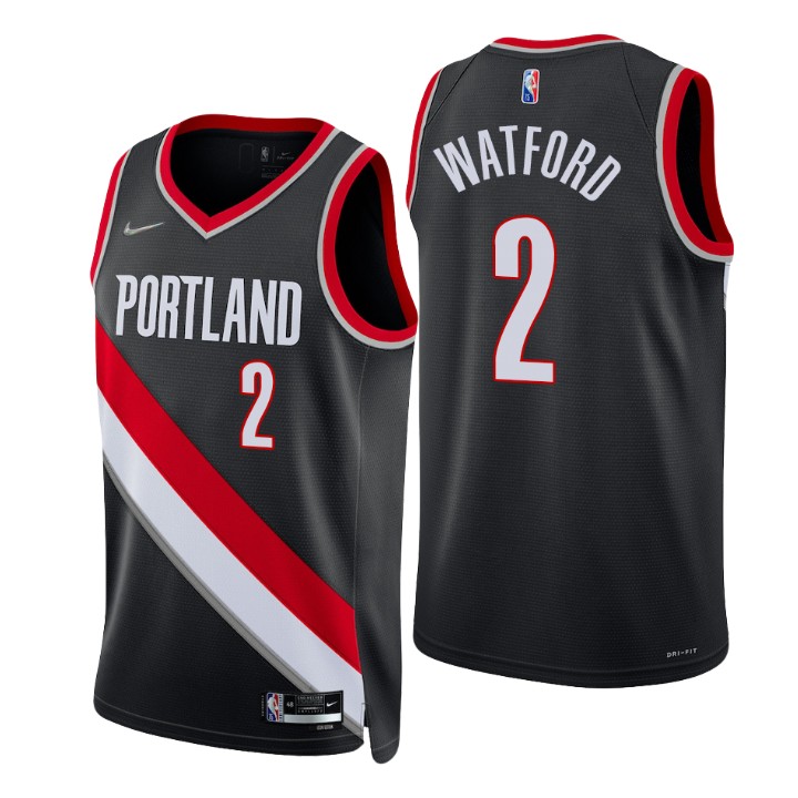 Portland Trail Blazers Trendon Watford 75th Anniversary Jersey