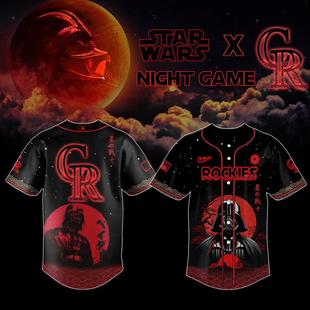 Premium Mlb Colorado Rockies X Star Wars Custom Baseball Jersey