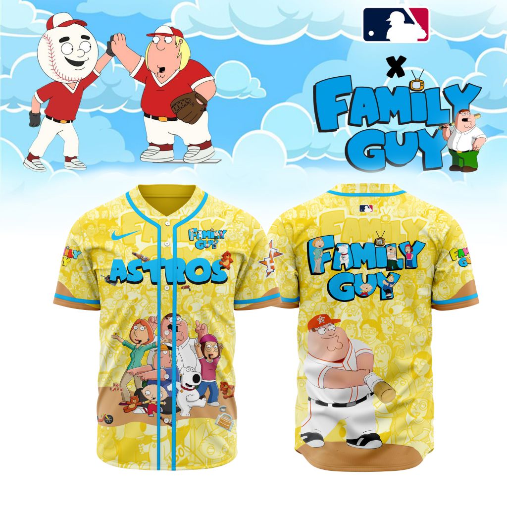 Premium Mlb Houston Astros X Family Guy Custom Baseball Jersey