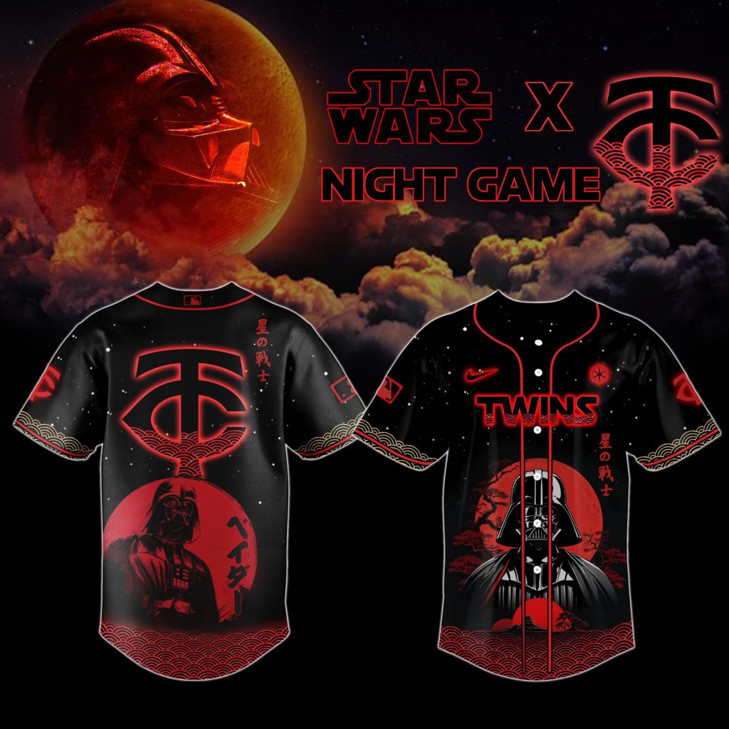 Premium Mlb Minnesota Twins X Star Wars Custom Baseball Jersey