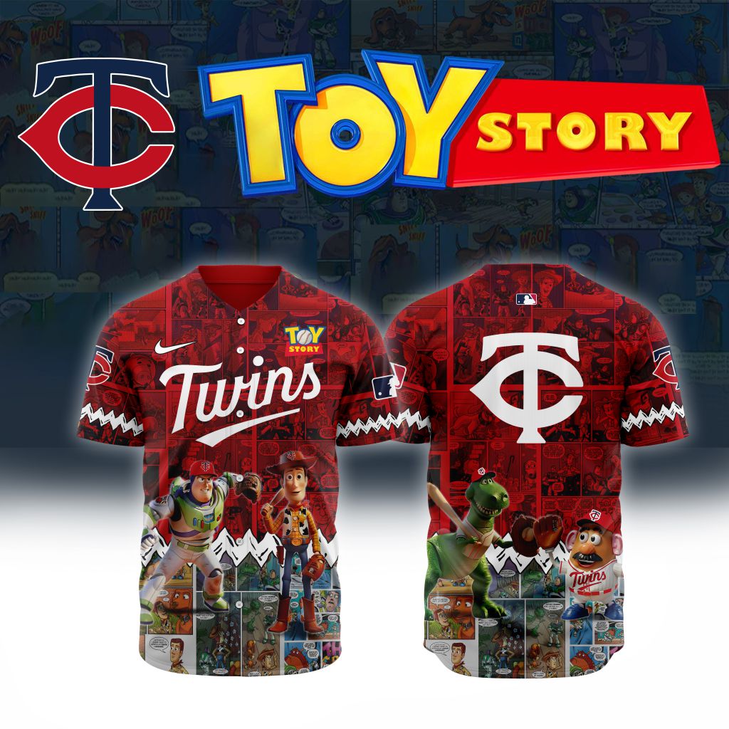 Premium Mlb Minnesota Twins X Toy Story Custom Baseball Jersey