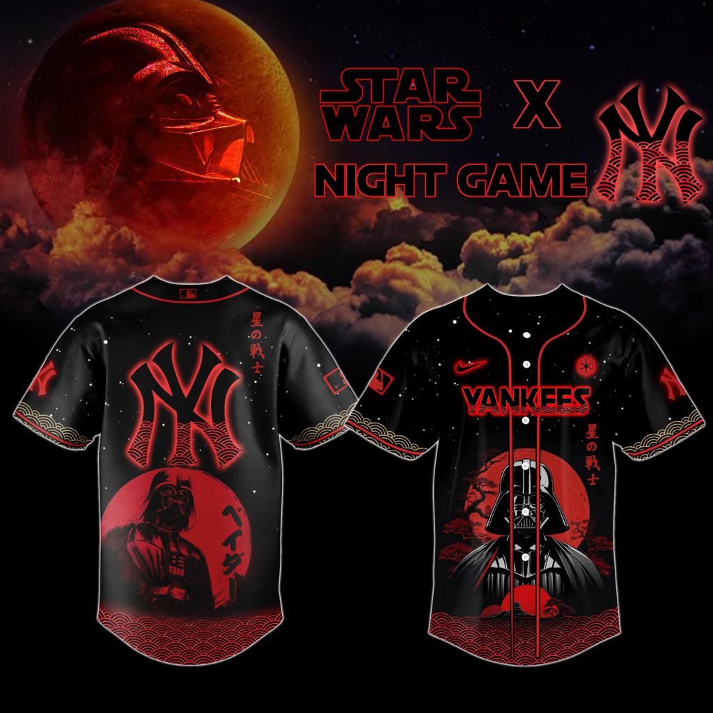Premium Mlb New York Yankees X Star Wars Custom Baseball Jersey