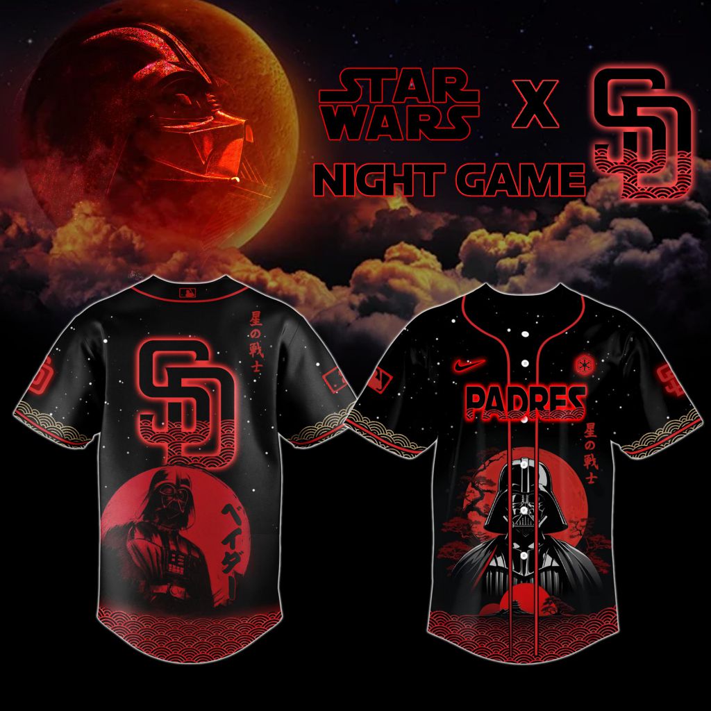 Premium Mlb San Diego Padres X Star Wars Custom Baseball Jersey