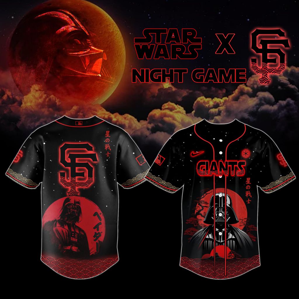 Premium Mlb San Francisco Giants X Star Wars Custom Baseball Jersey