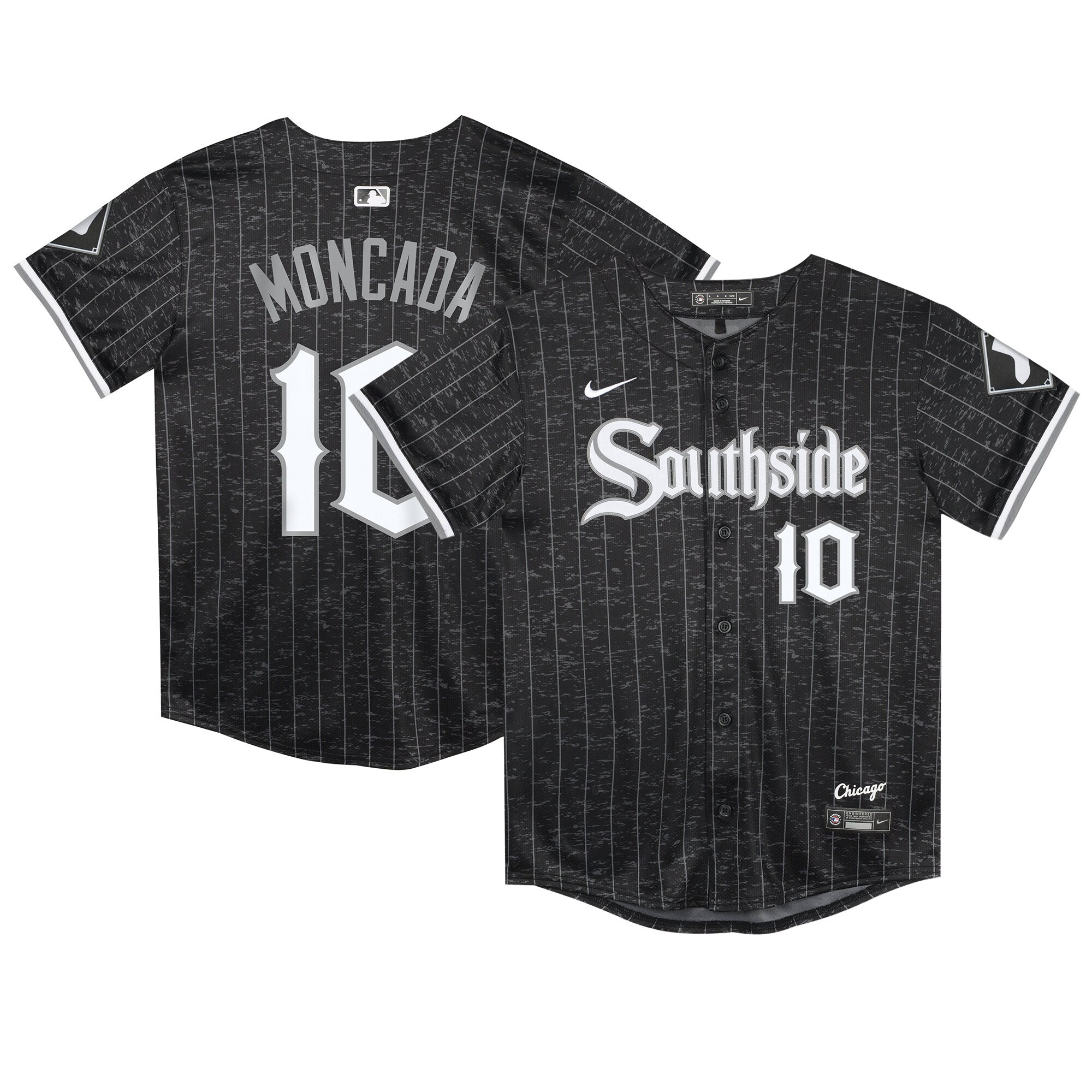 Preschool Chicago White Sox Yoan Moncada Black City Connect Limited Player Jersey