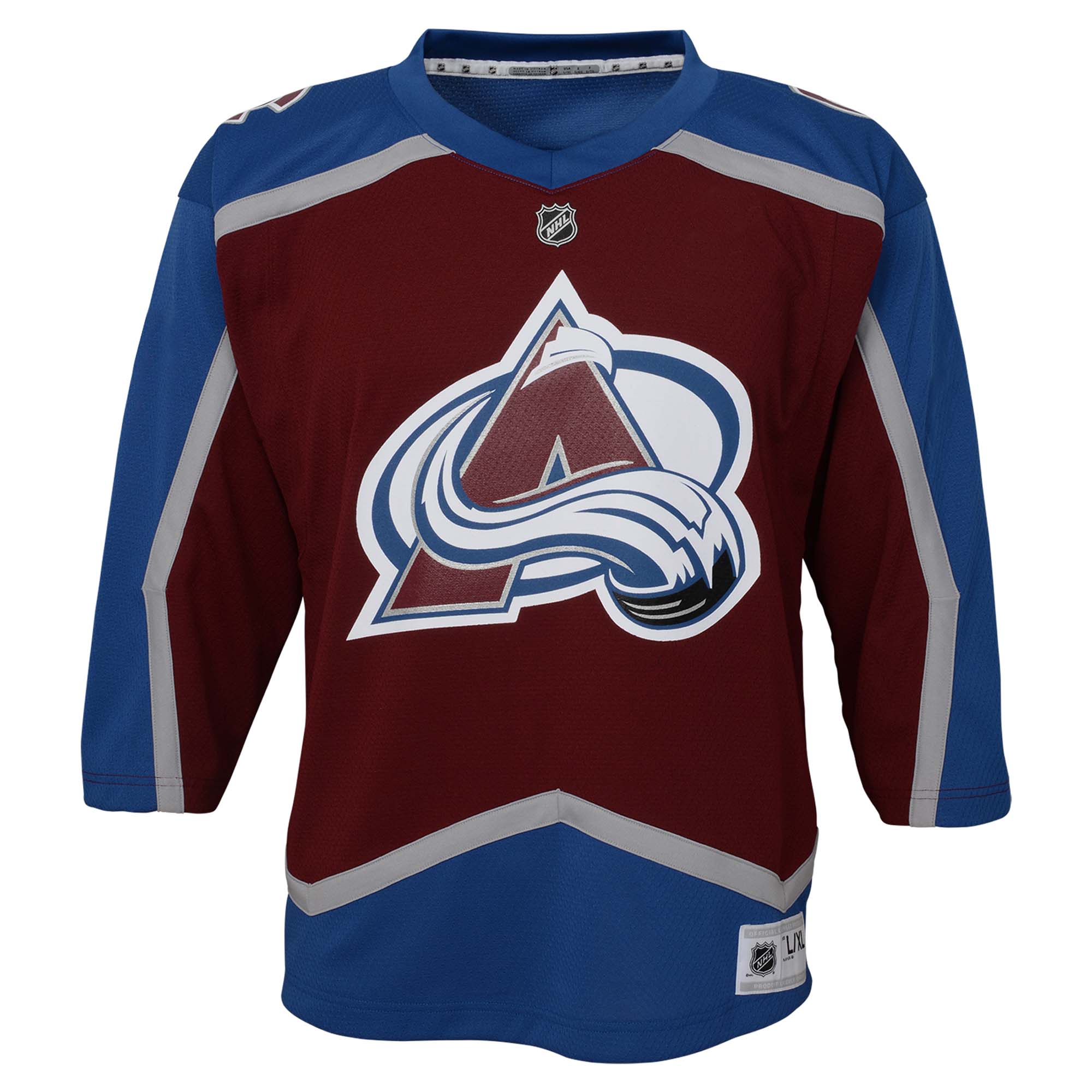 Alternative view of Preschool Colorado Avalanche Maroon Home Jersey - JS345 