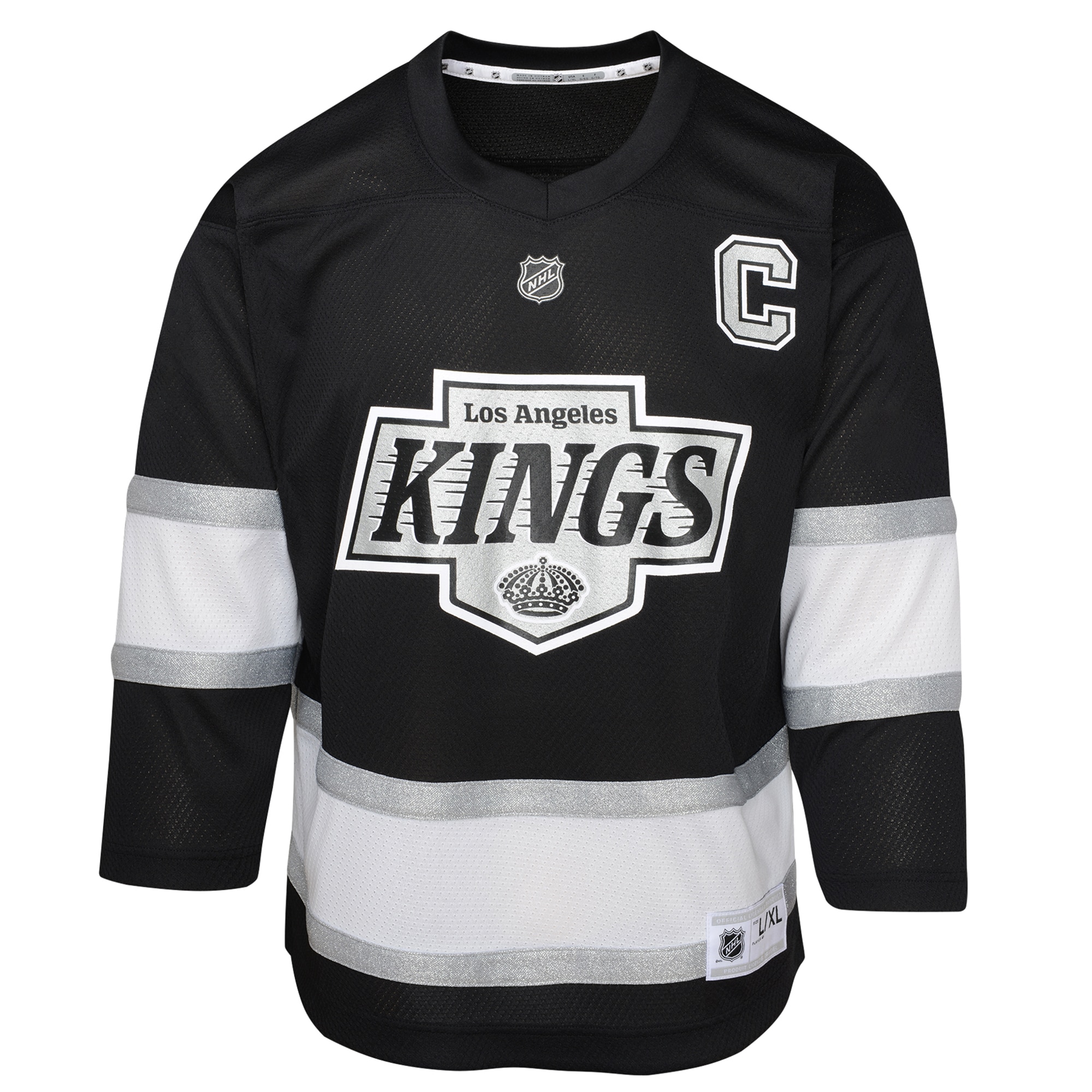 Alternative view of Preschool Los Angeles Kings Anze Kopitar Black Player Jersey - JS391 