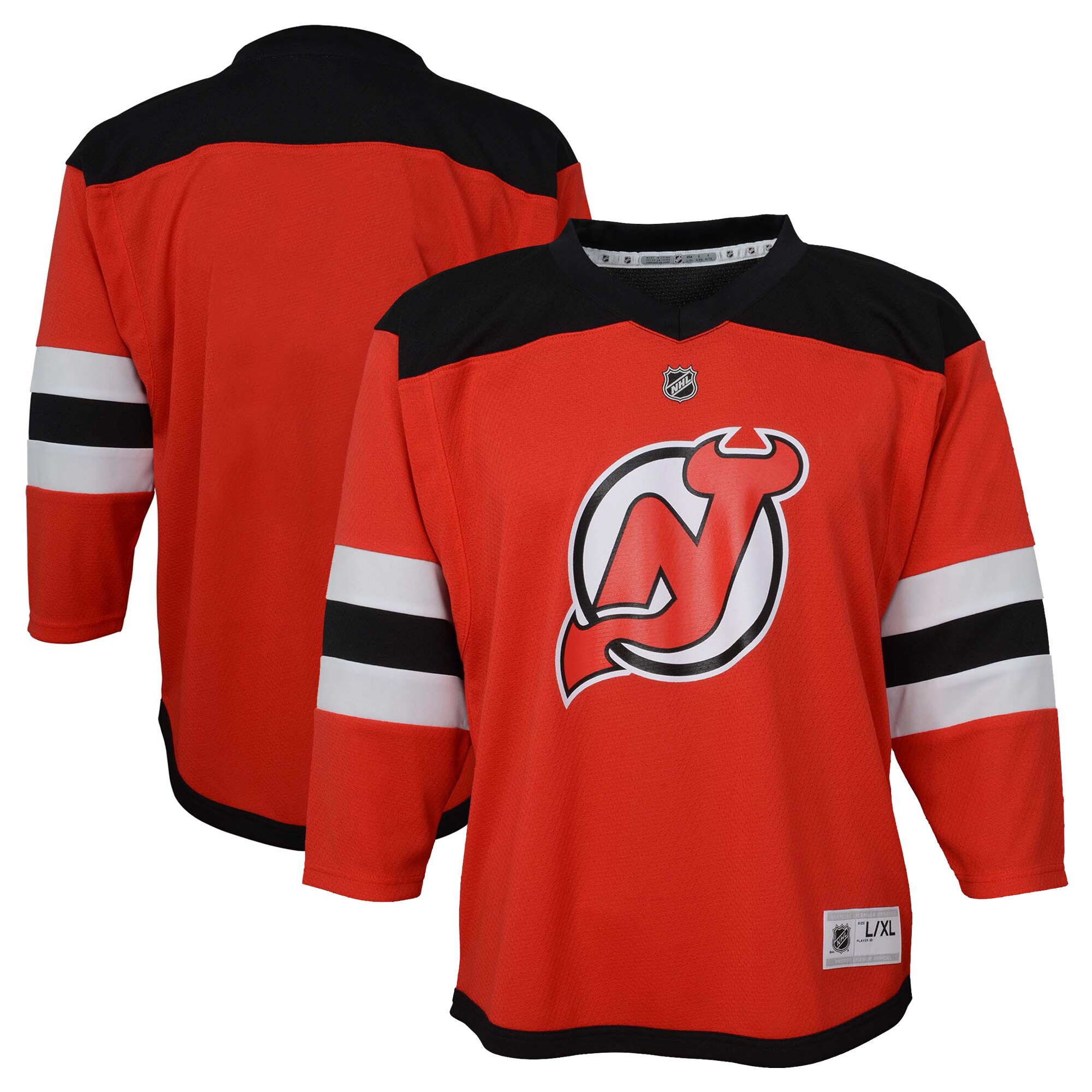 Preschool New Jersey Devils Red Home Jersey - JS332 