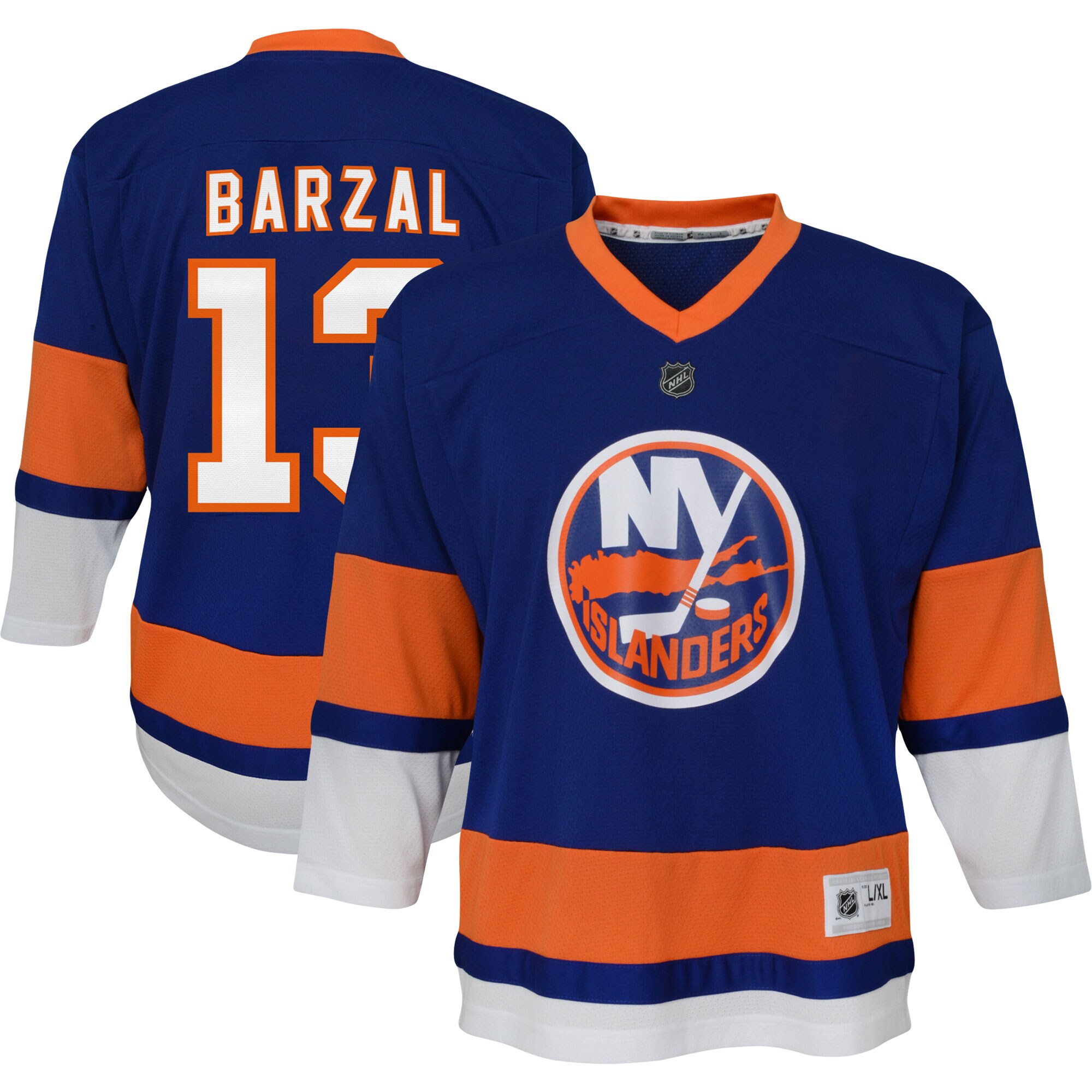 Preschool New York Islanders Mathew Barzal Royal Home Player Jersey - JS220 