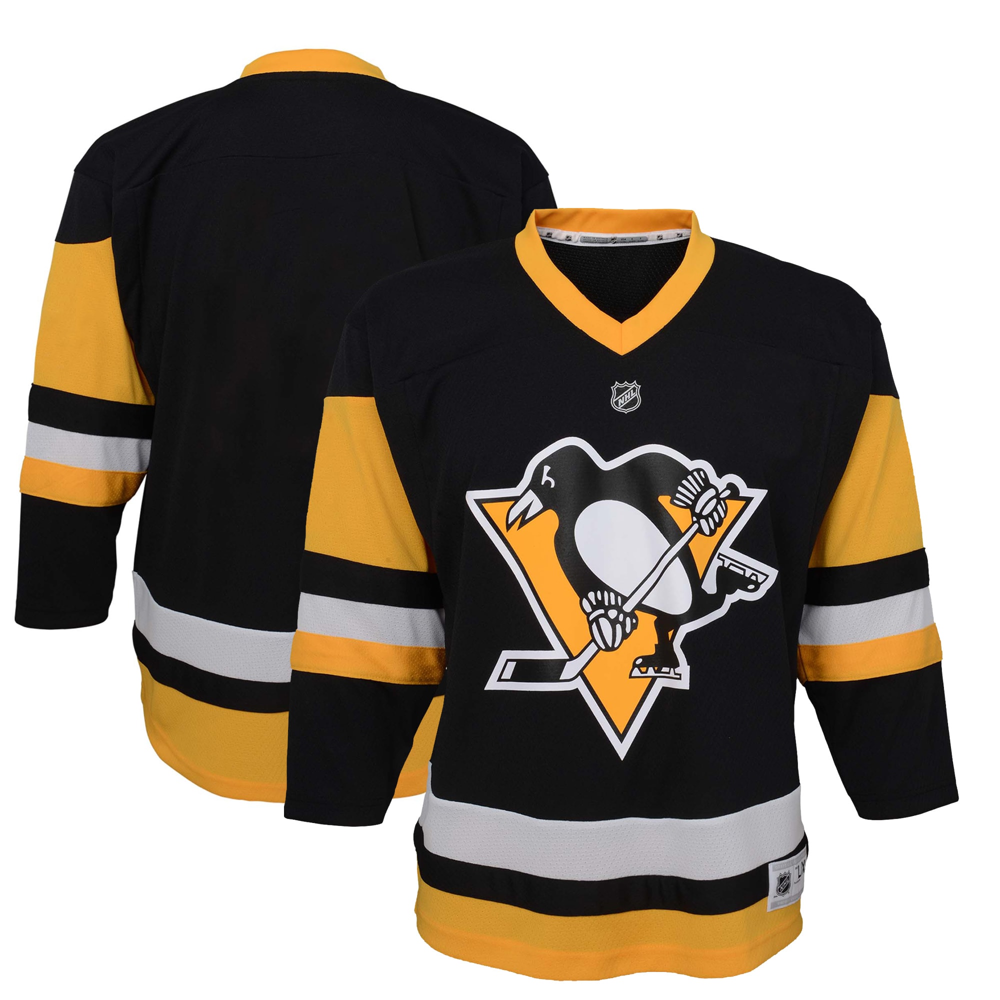 Preschool Pittsburgh Penguins Black Home Jersey - JS331 