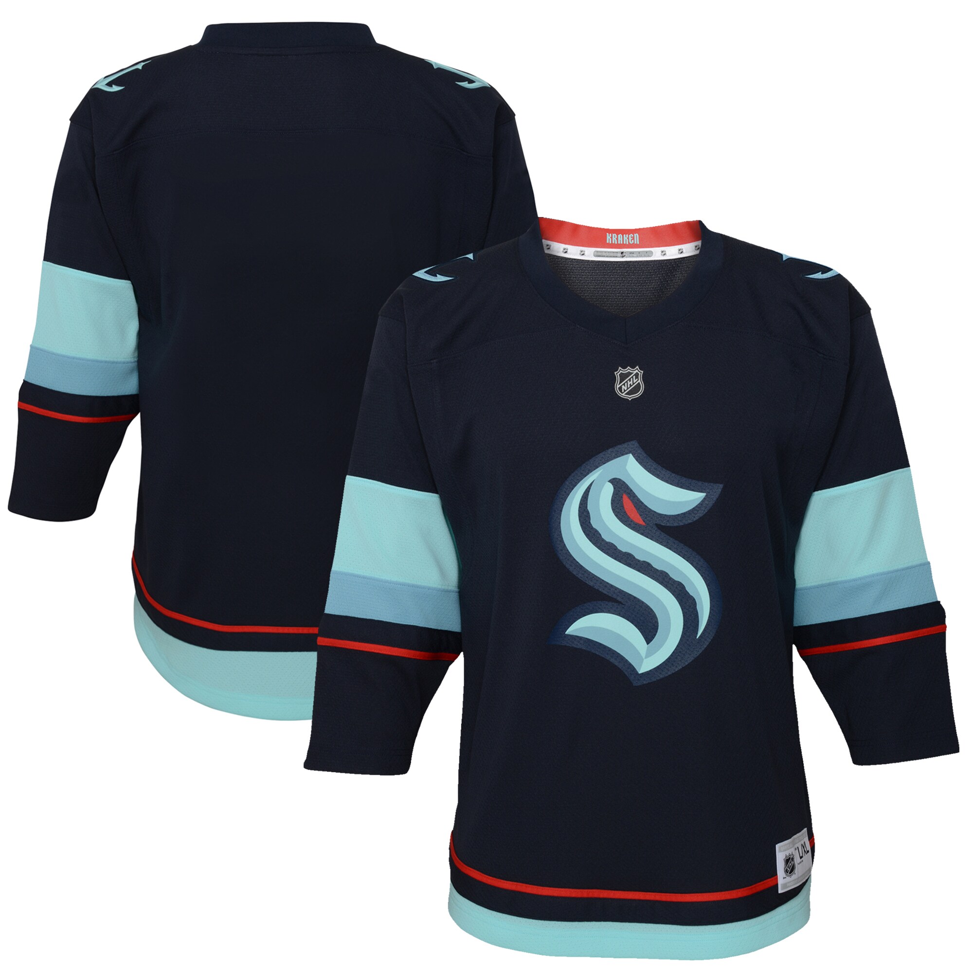 Preschool Seattle Kraken Navy Home Jersey - JS864 