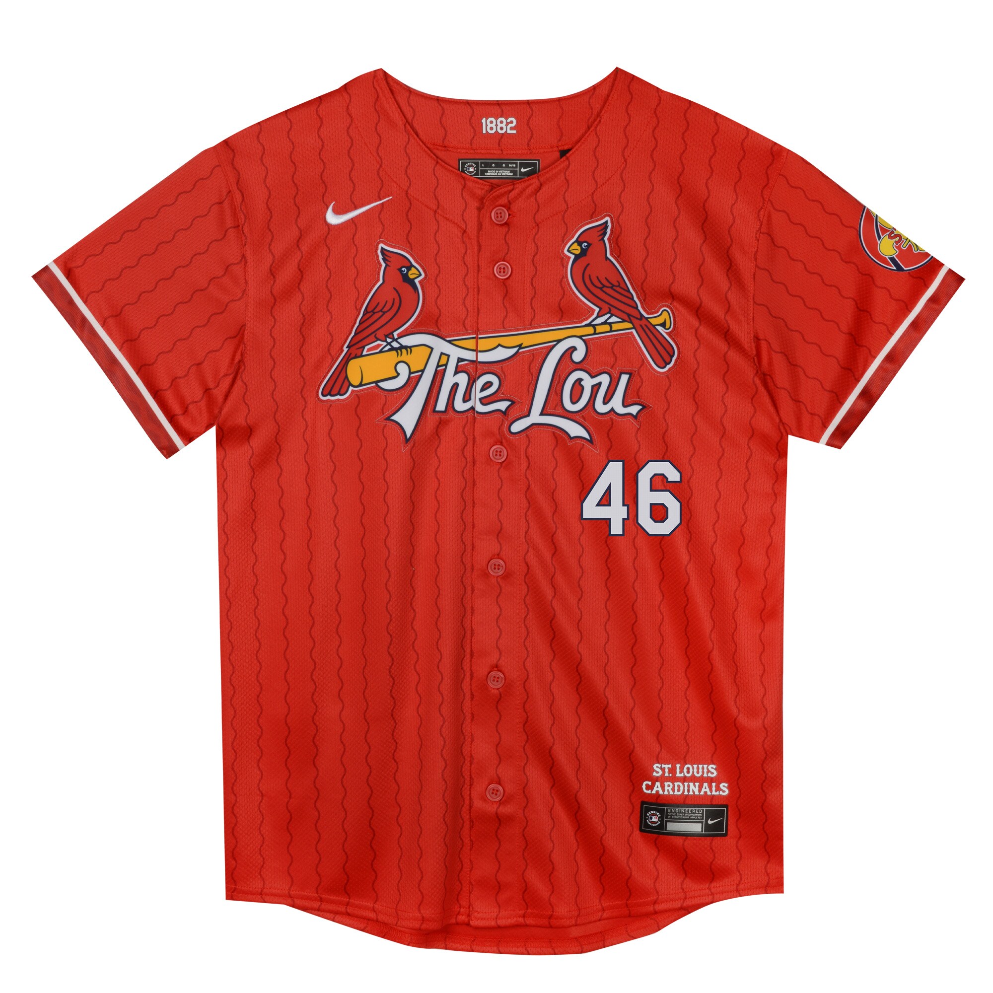 Alternative view of Preschool St. Louis Cardinals Paul Goldschmidt Red 2024 City Connect Limited Player Jersey 
